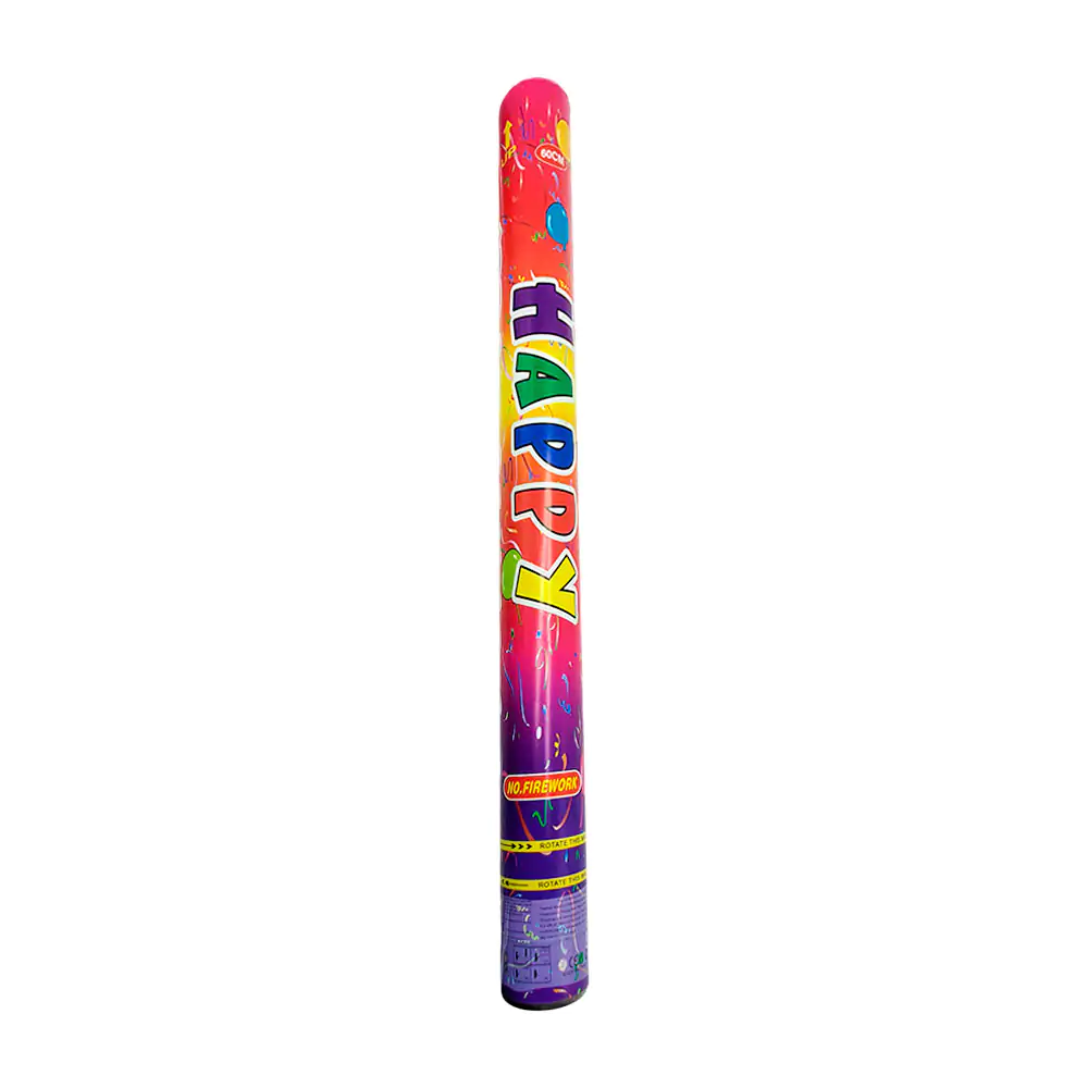 Bazuca / cañón lanza confeti de 58cm, happy spray canon, variedad