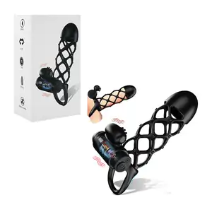Anillo vibrador, funda con textura + múltiples niveles de vibración /…