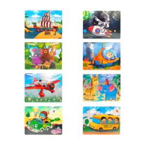 Rompecabezas infantil 28x21cm + dibujo en la parte de atrás, variedad…