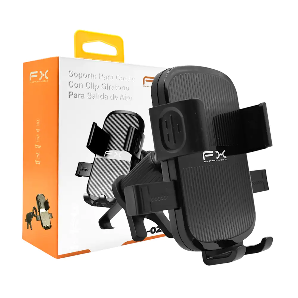 Soporte de celular fx ajustable con sujetador para ventilación de car…