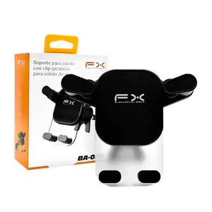 Soporte universal de plástico para auto con clip giratorio para salid…