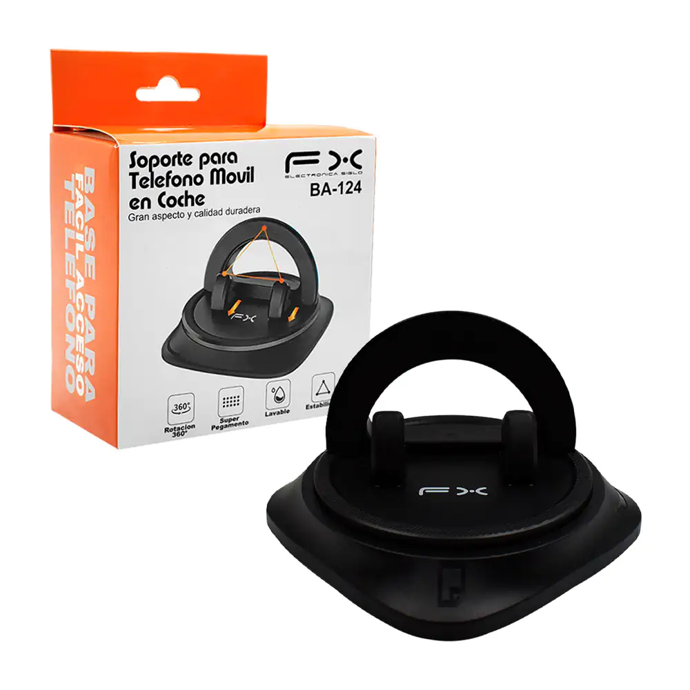 Soporte de celular fx con rotación ajustable, adherible al tablero de…