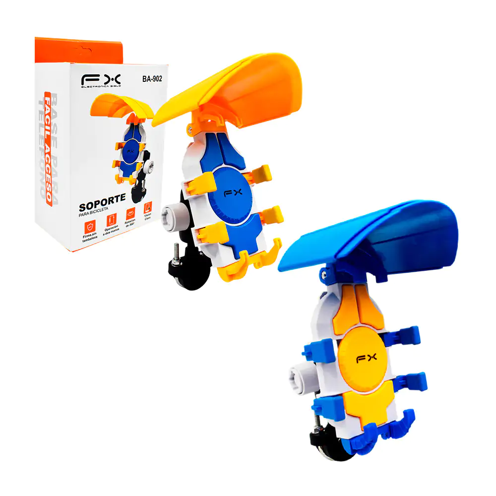 Soporte de celular fx para bicicleta con mini techo plegable, varios …