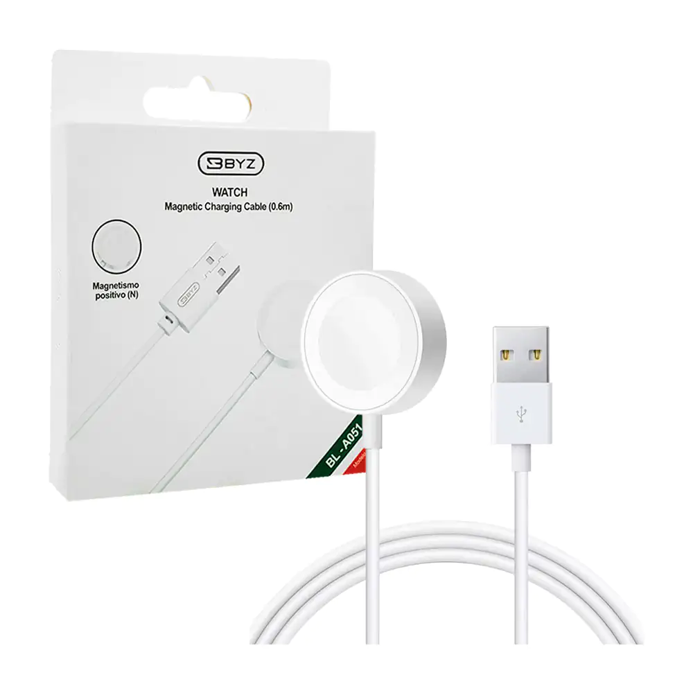 Cargador magnetico byz, magnetismo positivo para smartwatch / bl-051-…