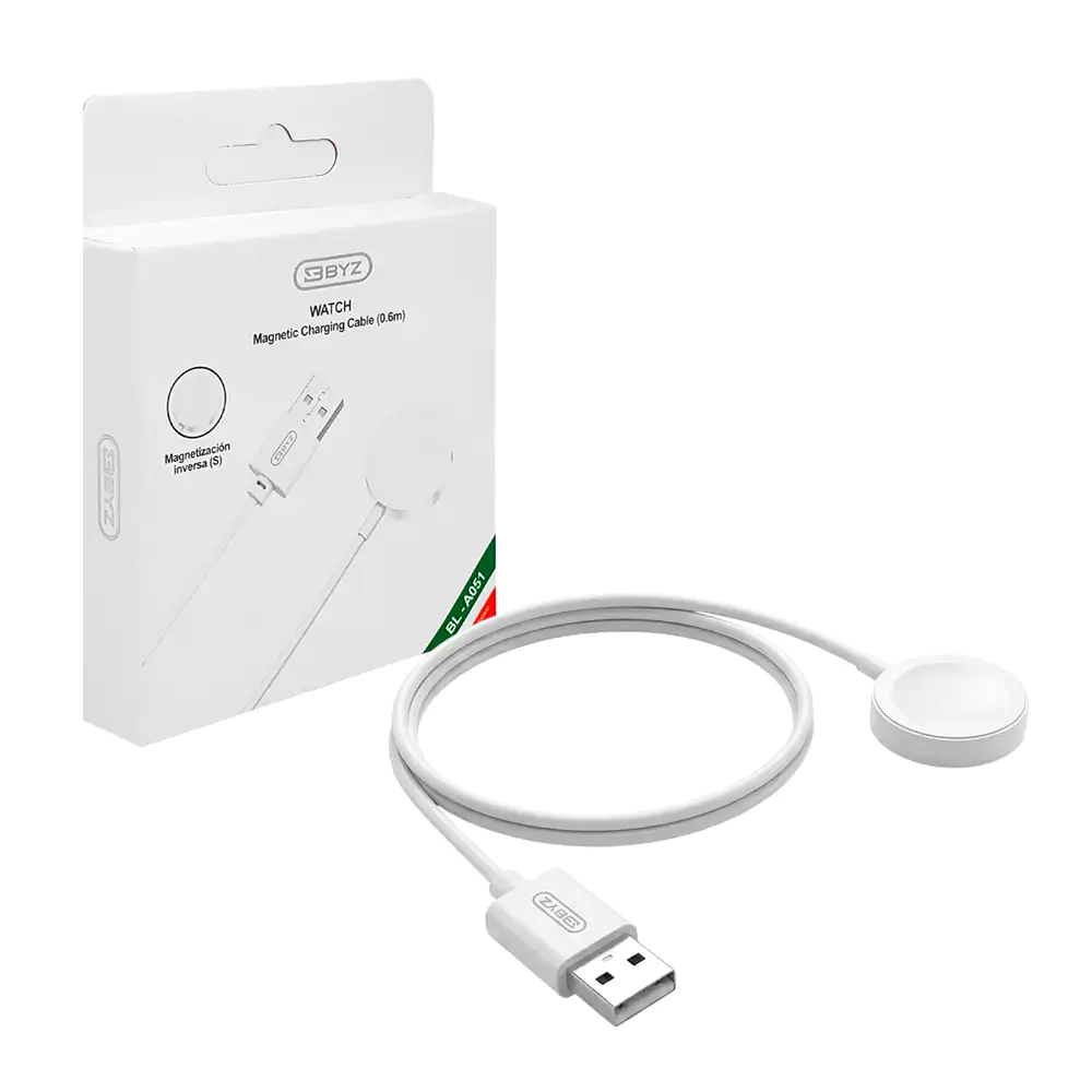 Cargador magnetico byz, magnetismo inverso para smartwatch / bl-051-s…