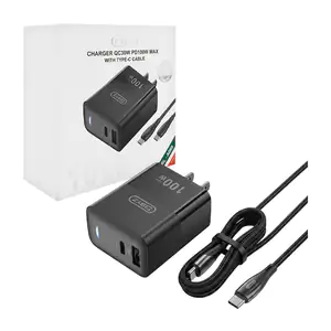 Combo cargador byz carga ultra rápida 100w, cubo usb-a y usb-c, cable…