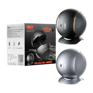 Bocina byz inalámbrica, redonda 2en1, magnética, sonido estéreo dual …
