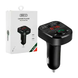 Plug cargador byz, manos libres, radio, bluetooth y 2 puertos de carg…