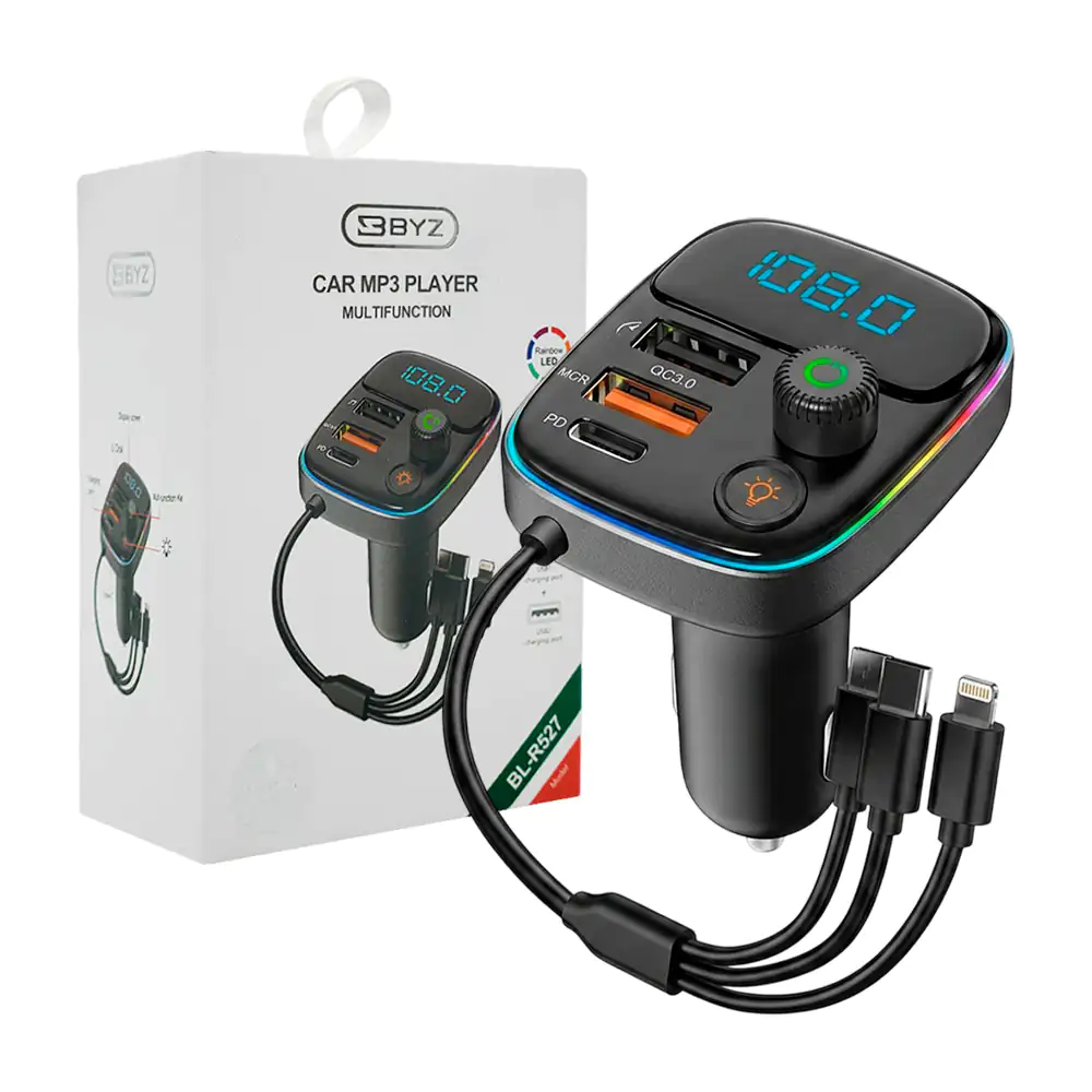 Plug cargador byz, multifuncional, manos libres con radio + cable y p…