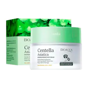 Crema facial con centella asiática para mejorar la apariencia de la p…