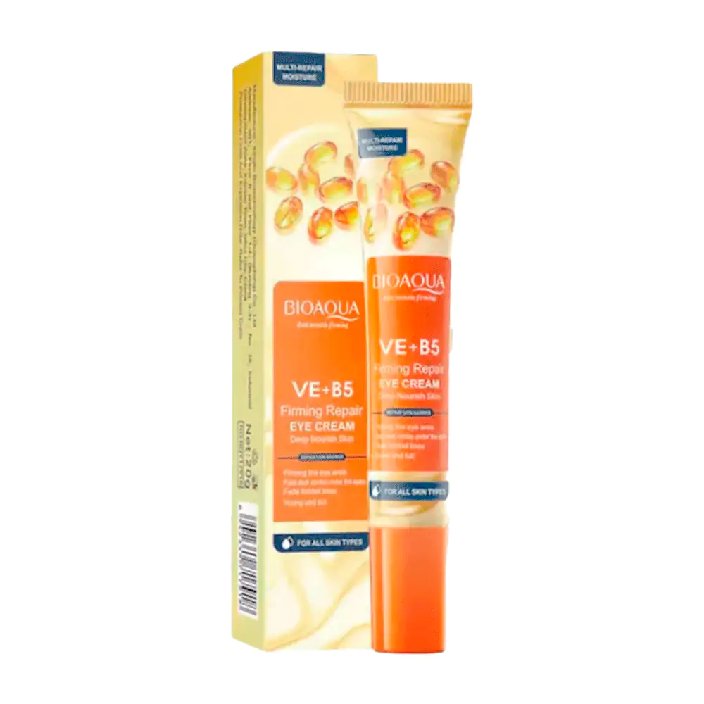 Crema para contorno de ojos con vitamina ve + b5, aporta firmeza e lu…