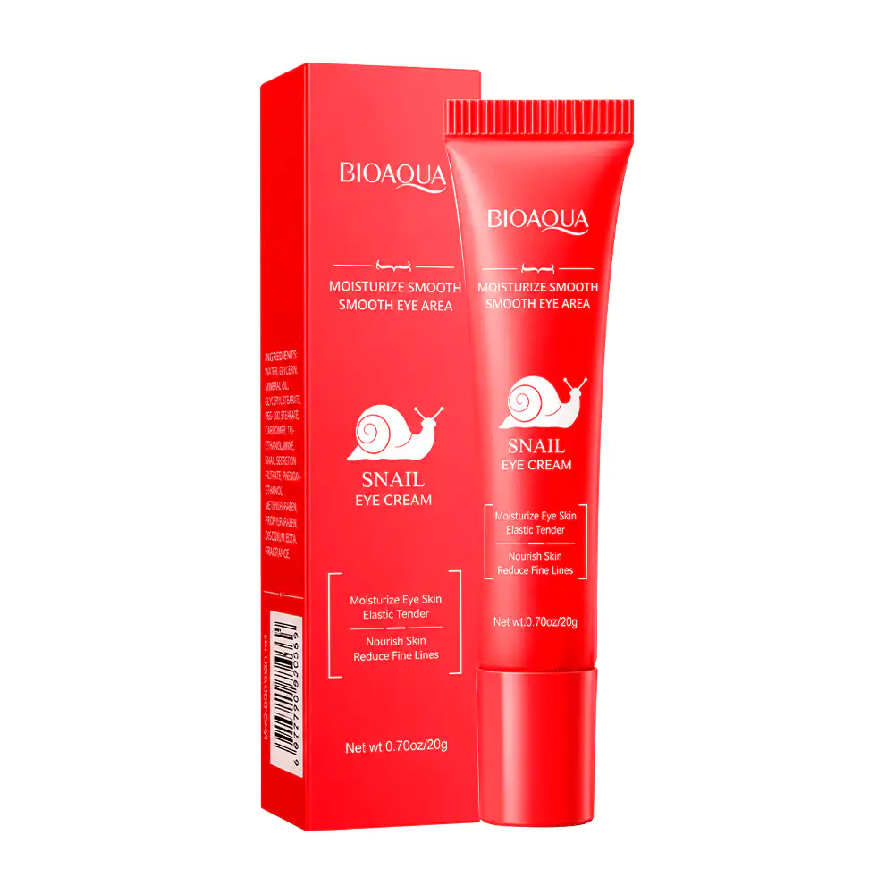 Crema para ojos con extracto de baba de caracol y colágeno para ojera…