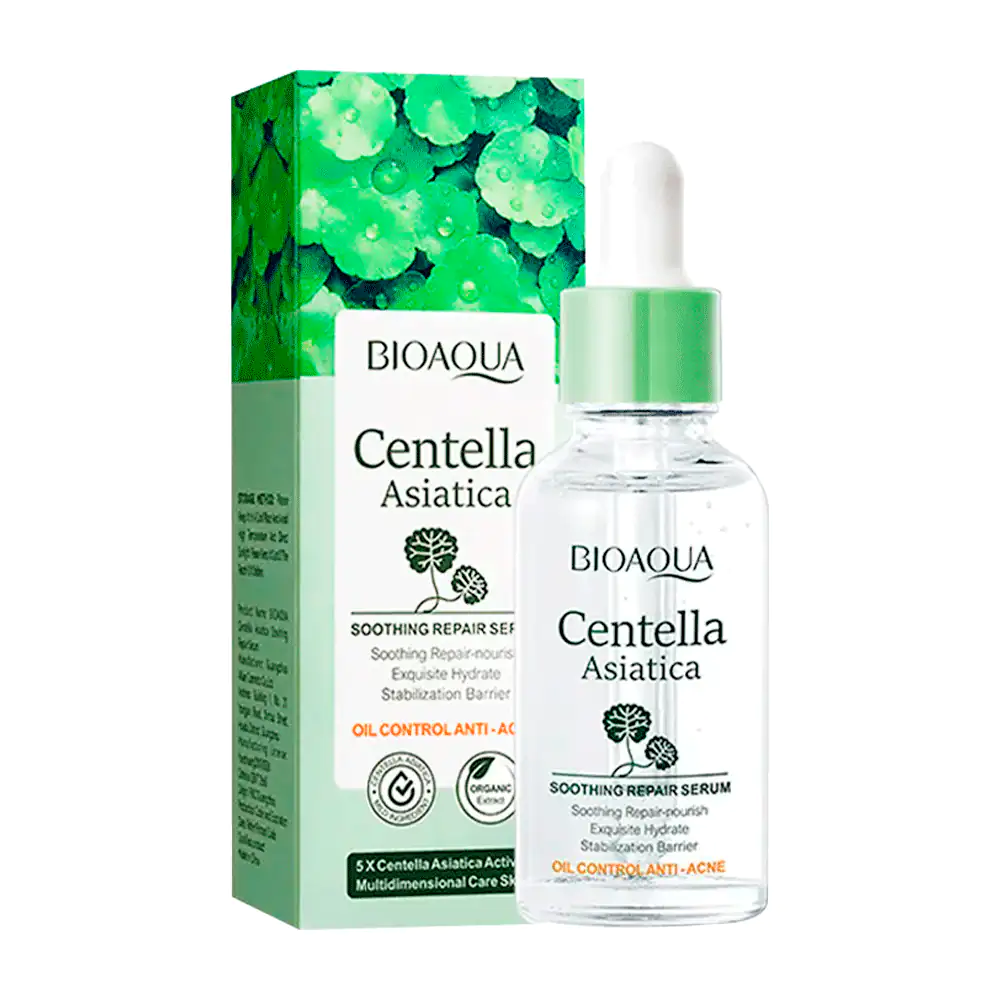 Serum facial extracto de centella asiática para reparar y suavizar la…