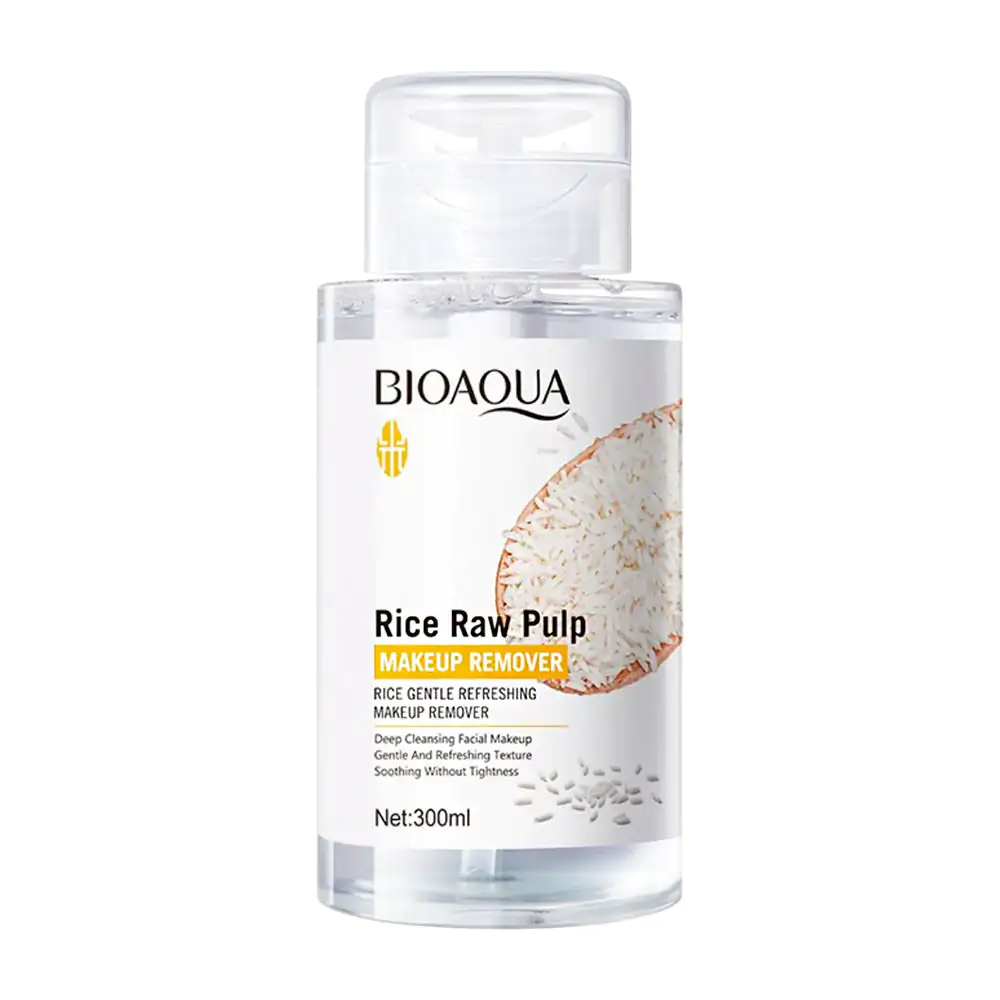 Agua removedora de maquillaje con extracto de arroz, desmaquilla e hi…