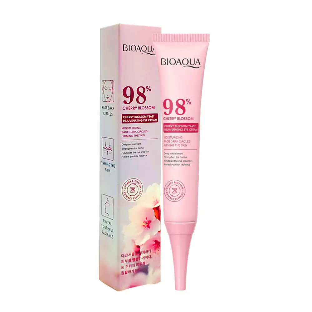 Crema para contorno de ojos rejuvenecedora con extracto de flor de ce…