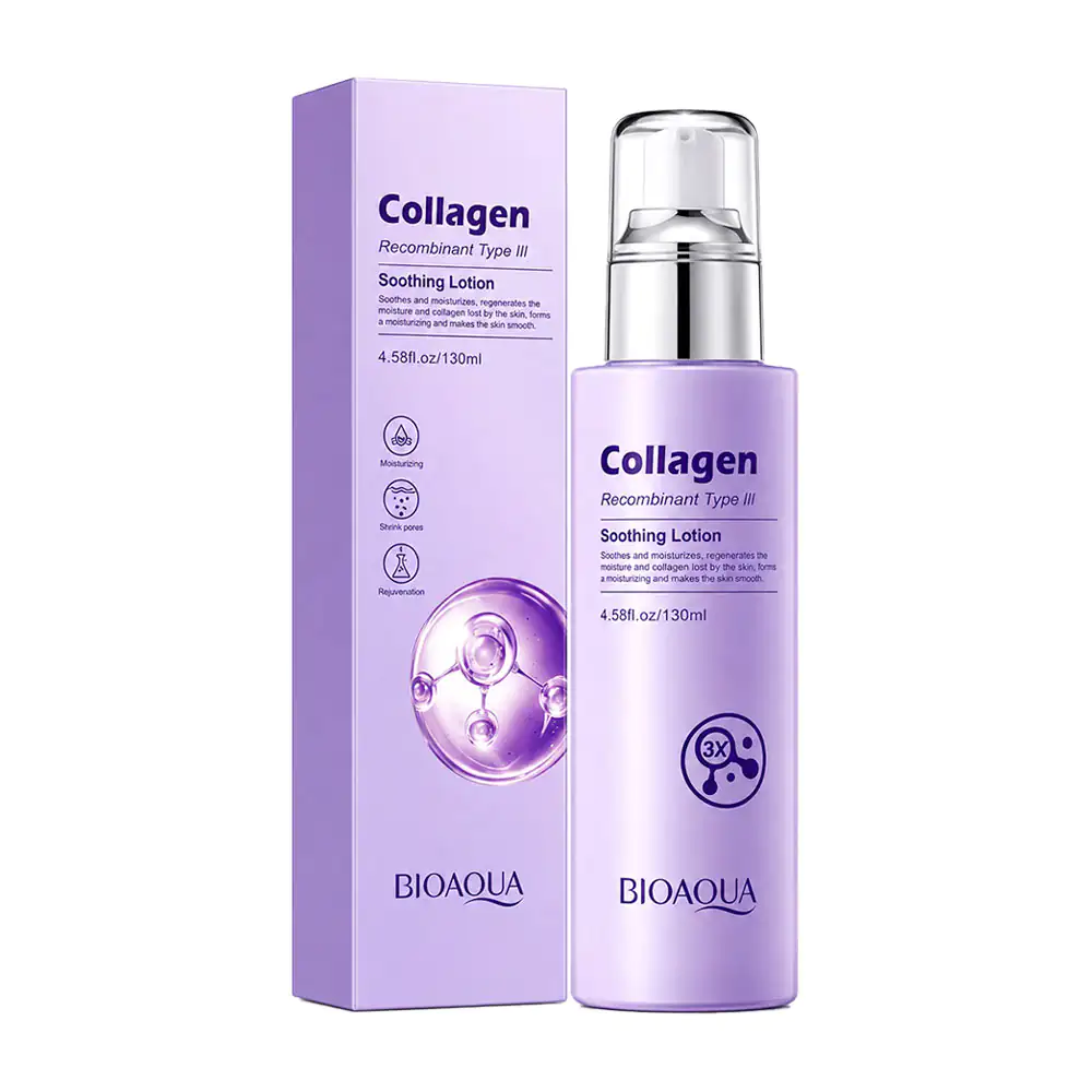 Loción calmante con colágeno tipo III recombinante, hidrata, calma y …