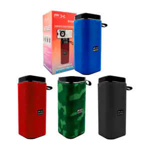 Bocina inalámbrica fx con soporte de celular + asa, variedad de color…