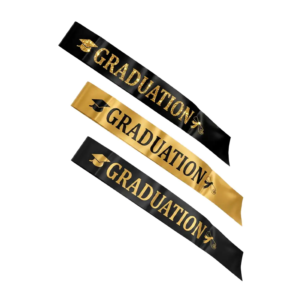 Banda decorativa con frase de graduado, 80cm, variedad de colores / b…