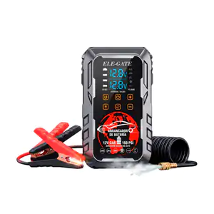 Arrancador de 12v para automóvil + inflador de llantas 150 psi / ch.a…