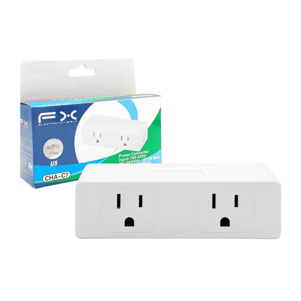 Adaptador multicontacto de pared con 4 tomacorrientes trifásicos / ch…