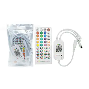 Control remoto para tira luz led rgb de 5v a 24v con 2 salidas
