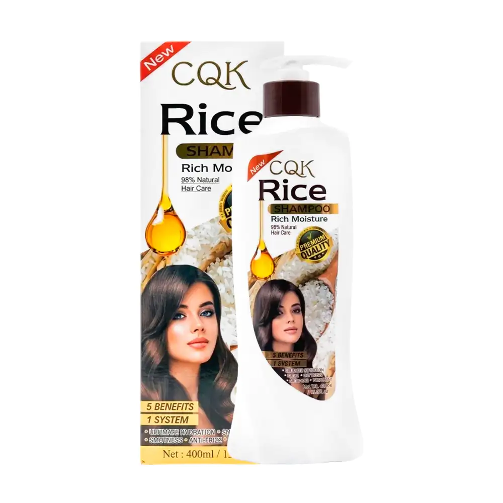 Shampoo con extracto de arroz ayuda a nutrir, limpiar y controlar el …