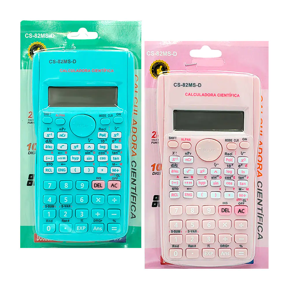 Calculadora científica de 12 dígitos, multifuncional, variedad de col…