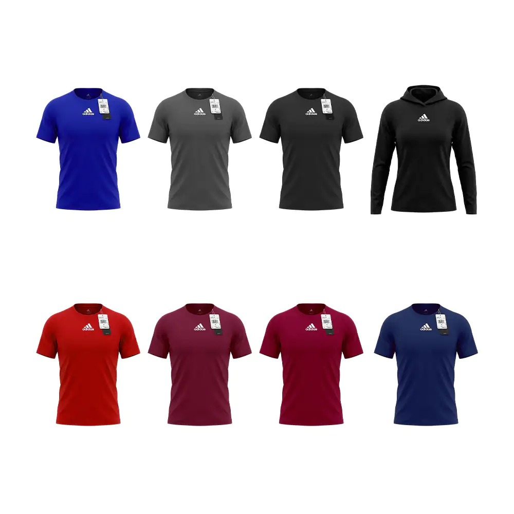 Camisa casual de licra original adidas con estampado, variedad de mod…