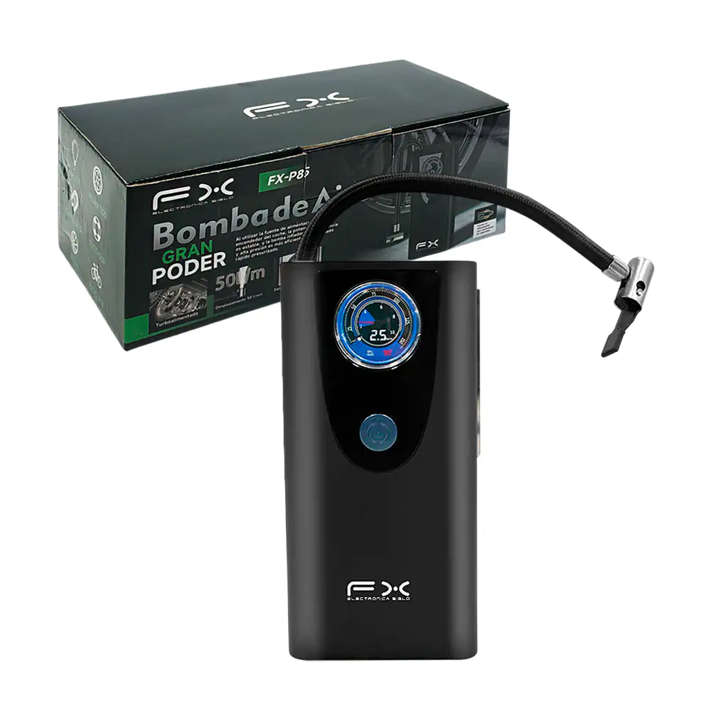 Bomba eléctrica de aire, alta potencia, multifuncional + pantalla med…