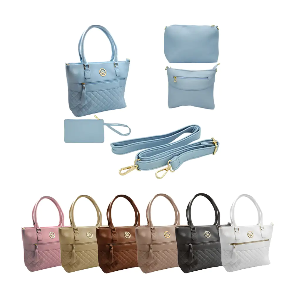 Set de 4 bolsas kamel reina, crossbody, cosmetiquera y monedero tipo …
