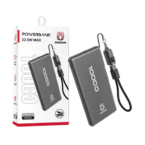 Power bank gengxin rectangular de 1000mah con cable tipo c a tipo c +…