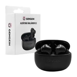 Audífonos inalámbricos con almohadillas de silicona + estuche de carg…