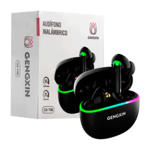 Audífonos inalámbricos con almohadillas de silicona, estuche de carga…