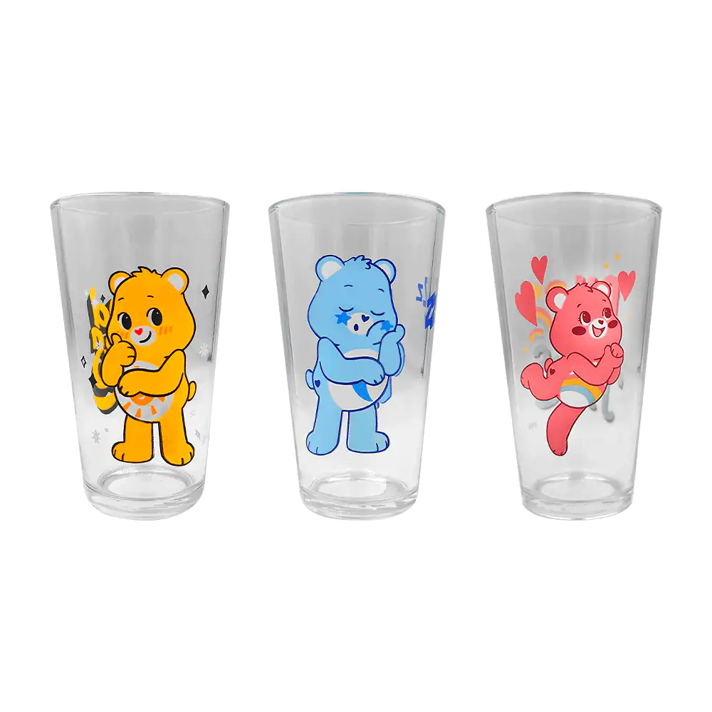 Vaso de vidrio con capacidad de 480ml y estampado de osos cariñosos, …