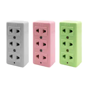 Multicontacto para extensión con 3 enchufes universales, variedad de …