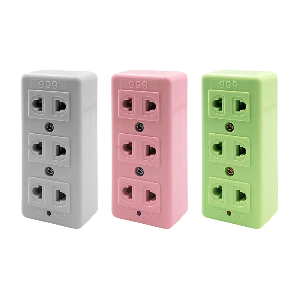 Multicontacto para extensión con 3 enchufes universales, variedad de …
