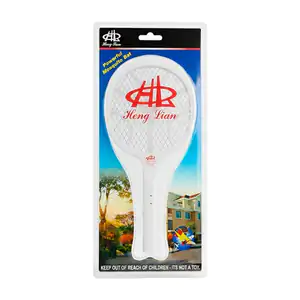 Raqueta eléctrica hl mata mosquitos recargable, base + luz led / hl-m…