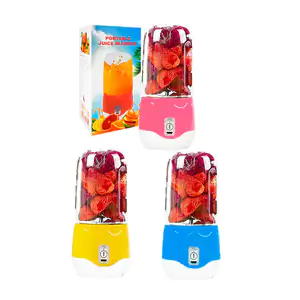 Vaso licuadora portatil recargable con capacidad de 400ml, variedad d…