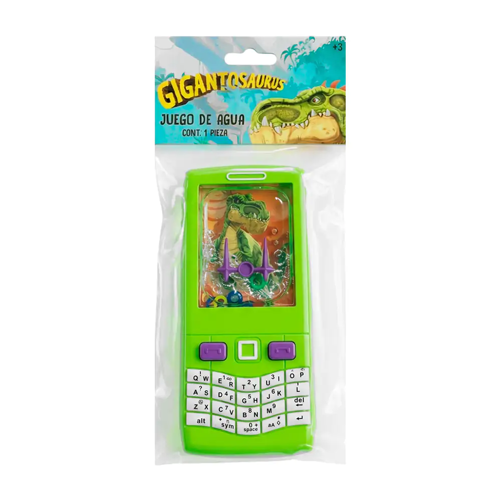 Juguete de agua con diseño de celular retro con estampado de dinosaur…