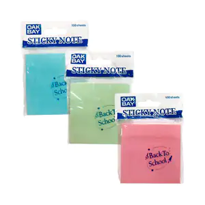 Paquete con 100 post it - notas adhesivas oak bay, variedad de colore…