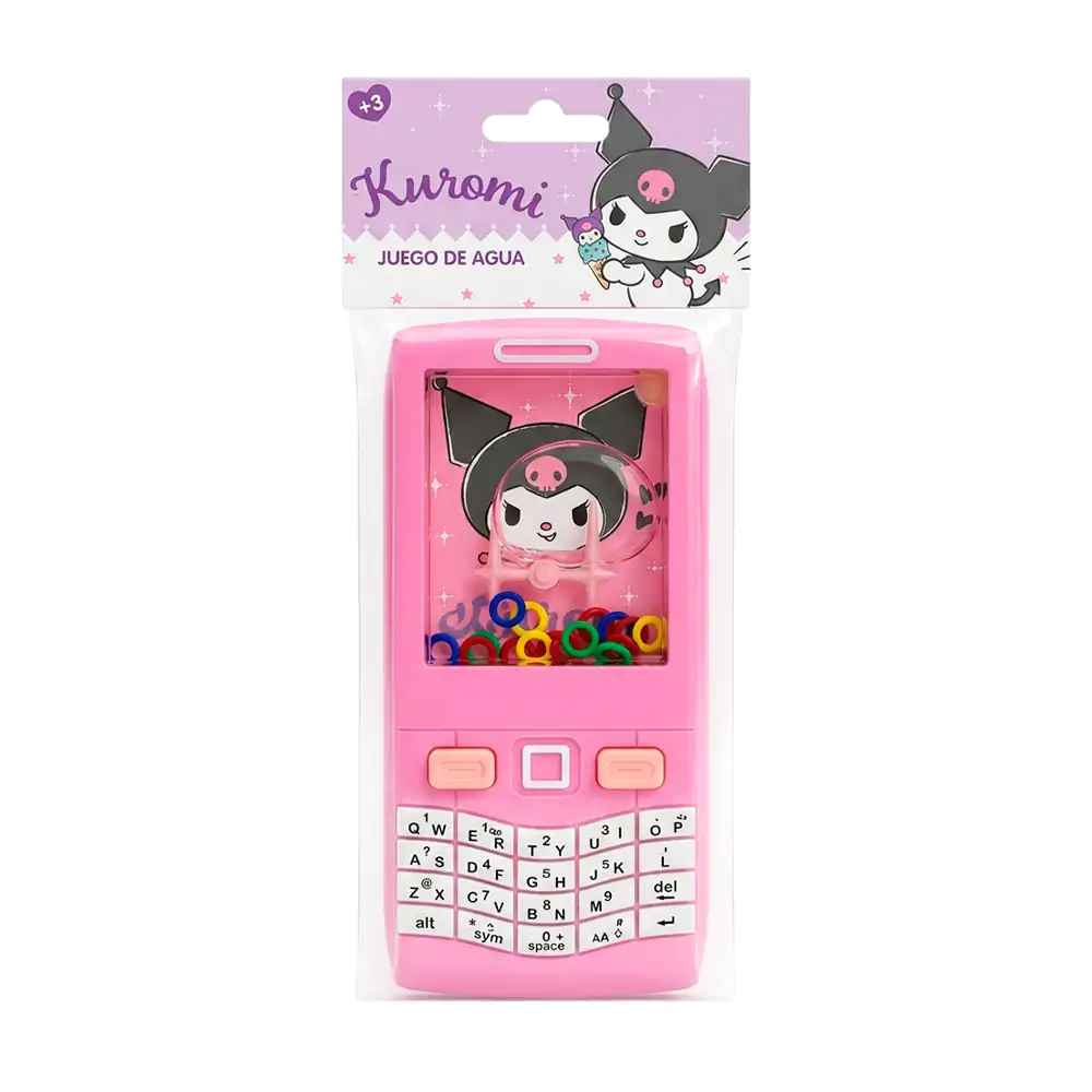 Juguete de agua con diseño de celular retro con estampado de kuromi, …