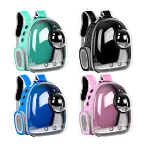 Mochila transportadora transparente para mascotas + mini cápsula desm…
