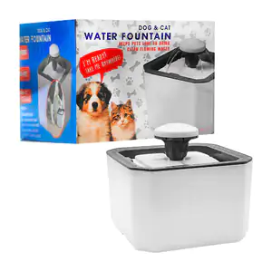 Fuente eléctrica cuadrada con varias salidas de agua, 3 modos + 2 fil…