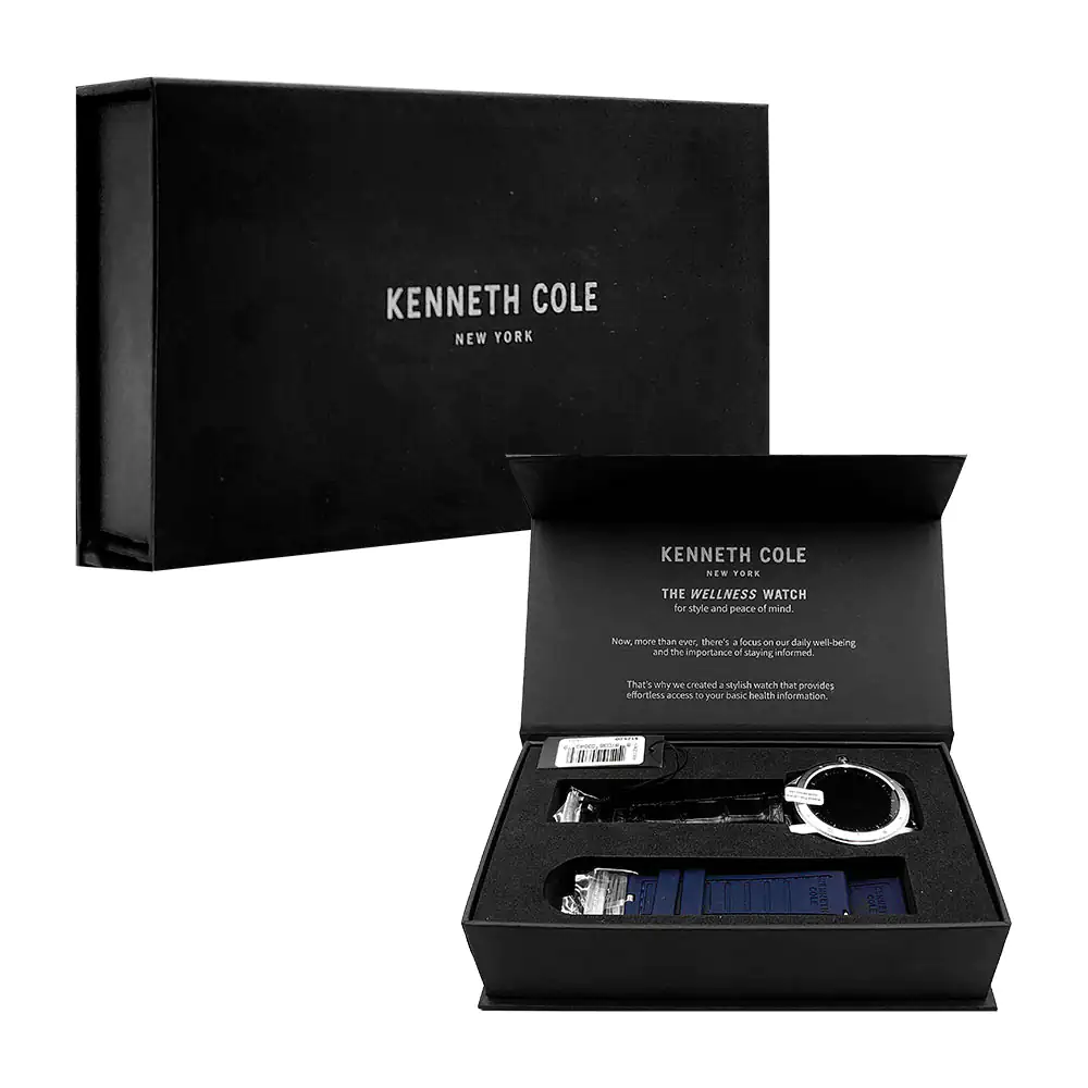 Smartwatch kenneth cole con diseño elegante + 2 correas de piel inter…
