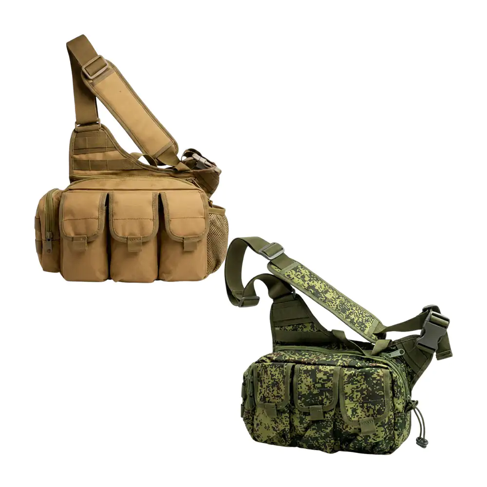 Mochila pechera táctica con 6 bolsas compartimentos, variedad de colo…