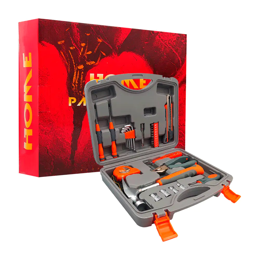 Estuche con set de herramientas de 10pz + puntas y dados intercambiab…