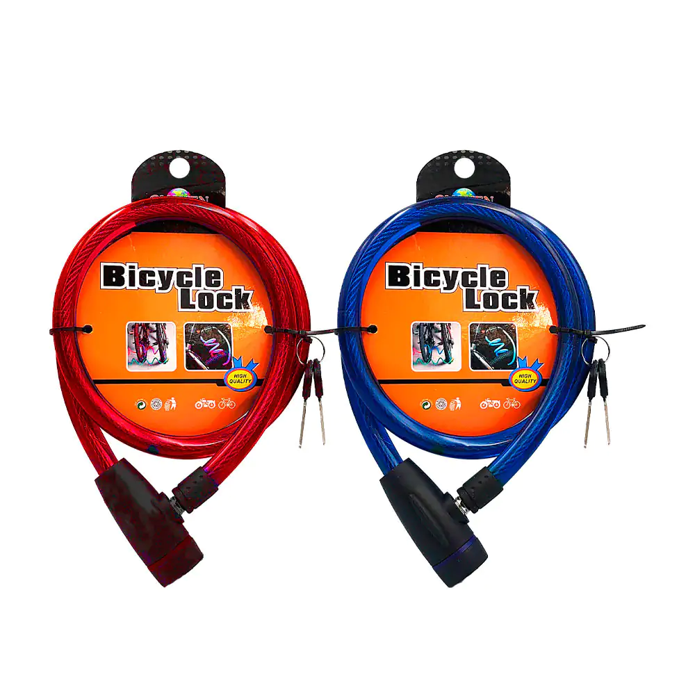 Candado para bicicleta, con seguridad alta, reforzado + juego de llav…