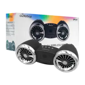 Bocina bluetooth de doble altavoz con forma de turbina, variedad de c…
