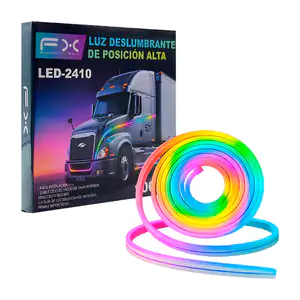 Tira led rgb de 1m con luz deslumbrante de posición alta / led-2410