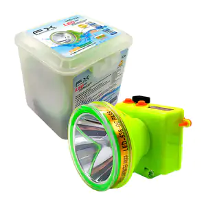 Lámpara tipo minero fx recargable a prueba de agua, varios modos de i…